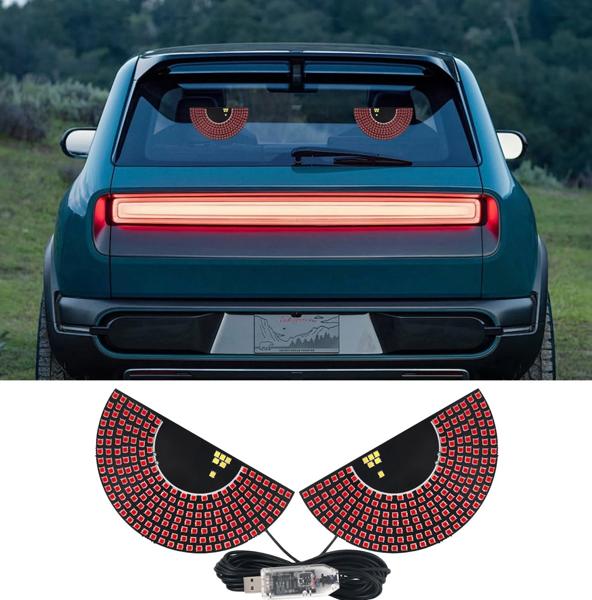 2Pcs Car Dynamic Devil Eye LED Light
